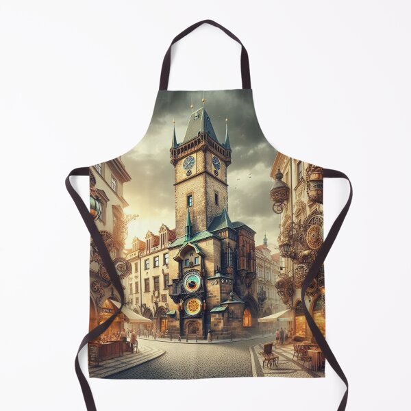 Item preview, Steampunk Prague - Clockwork City at Dusk designed and sold by Sybille-Yates.
