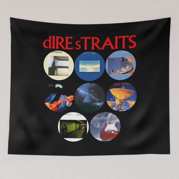Item preview, Dire Straits Sticker  Hoodie designed and sold by Changes4K.