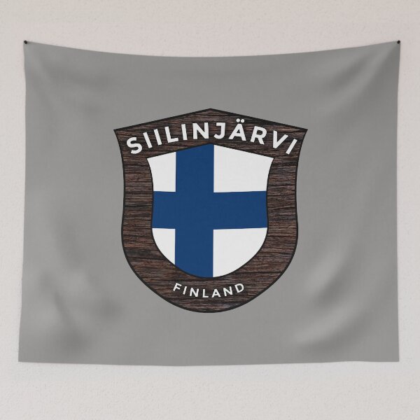 Item preview, Siilinjärvi Finland Emblem Flag designed and sold by World Designs.