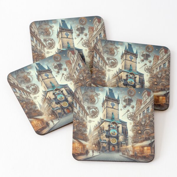 Item preview, Steampunk Prague - Clockwork City in motion designed and sold by Sybille-Yates.