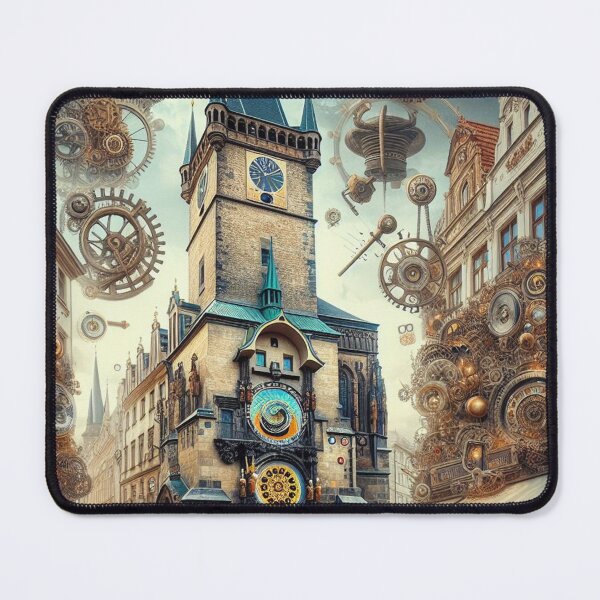 Item preview, Steampunk Prague - Clockwork City in motion designed and sold by Sybille-Yates.