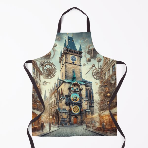 Item preview, Steampunk Prague - Clockwork City in motion designed and sold by Sybille-Yates.