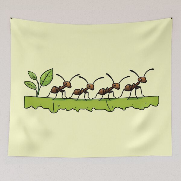 Item preview, Tiny Marching Ants | Cute Nature Cartoon for Kids and Teachers designed and sold by DesignsByDessie.