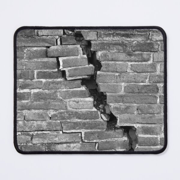 Item preview, We Are All Cracked In Some Way - A cracked wall in Chiang Mai, Thailand (Raw, highest quality and best resolution) designed and sold by Pete Klimek.