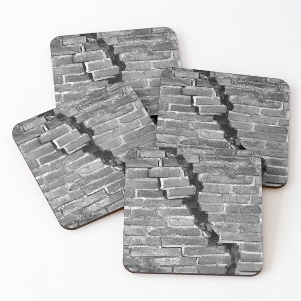 Item preview, We Are All Cracked In Some Way - A cracked wall in Chiang Mai, Thailand (Raw, highest quality and best resolution) designed and sold by Pete Klimek.