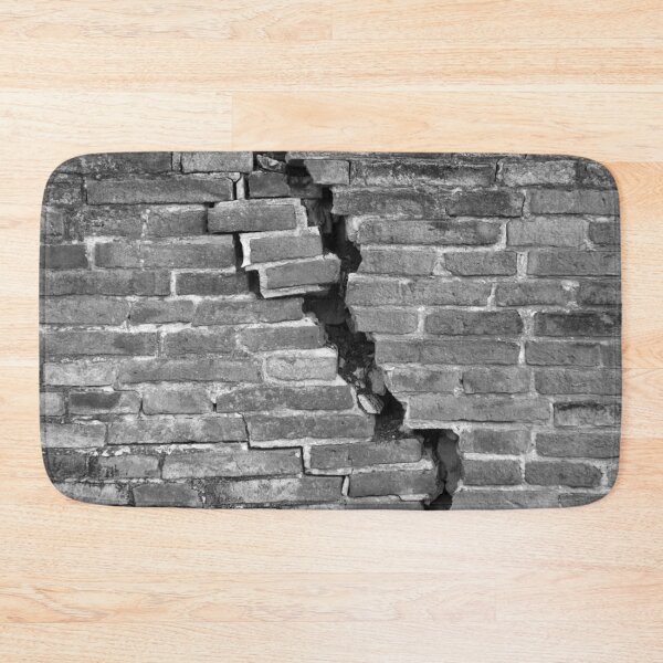Item preview, We Are All Cracked In Some Way - A cracked wall in Chiang Mai, Thailand (Raw, highest quality and best resolution) designed and sold by Pete Klimek.