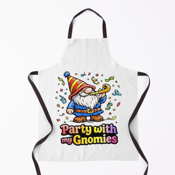 Item preview, Party with My Gnomies – Funny Party Gnome Illustration designed and sold by Moriarty's Digital Visions.