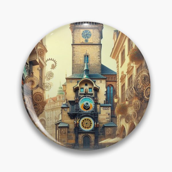 Item preview, Steampunk Prague - Serene Clockwork City designed and sold by Sybille-Yates.