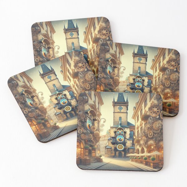 Item preview, Steampunk Prague - Serene Clockwork City designed and sold by Sybille-Yates.
