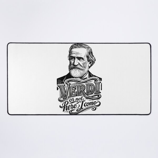 Item preview, Verdi or Not, Here I Come Music Pun Art designed and sold by ForeverPrintsOK.