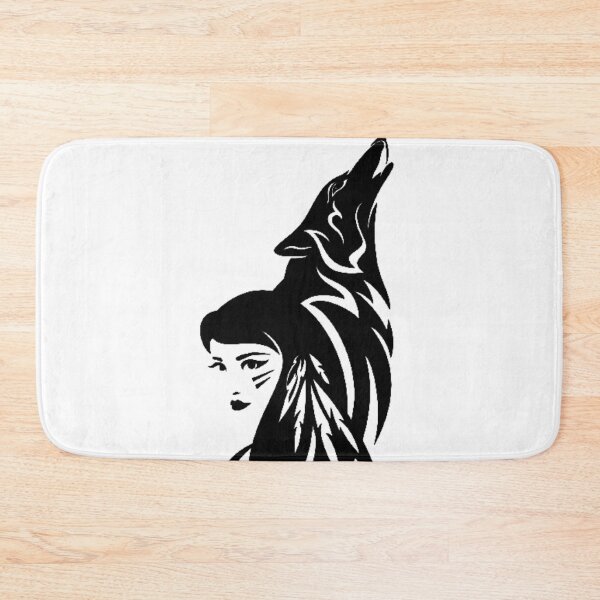 Item preview, Howling Wolf and Girl design designed and sold by NoxLand.
