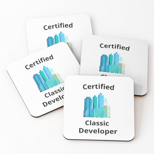 Item preview, Certfied Classic Developer designed and sold by AdultHumorCo.