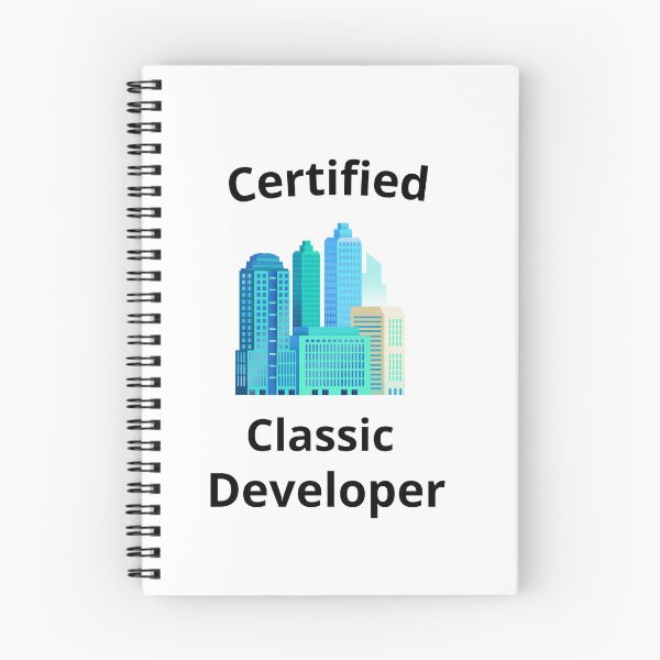 Item preview, Certfied Classic Developer designed and sold by AdultHumorCo.