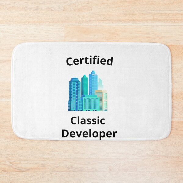 Item preview, Certfied Classic Developer designed and sold by AdultHumorCo.