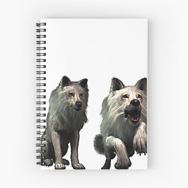 Item preview, Design Two White Wolves designed and sold by NoxLand.