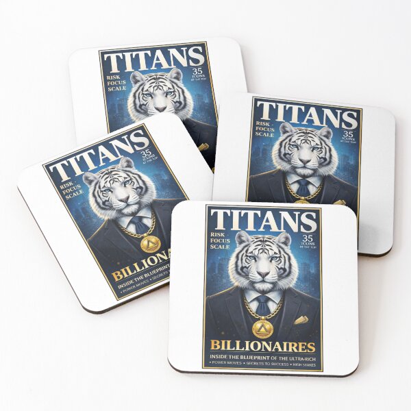 Item preview, Titans Billionaires White Tiger designed and sold by the-dovlat.