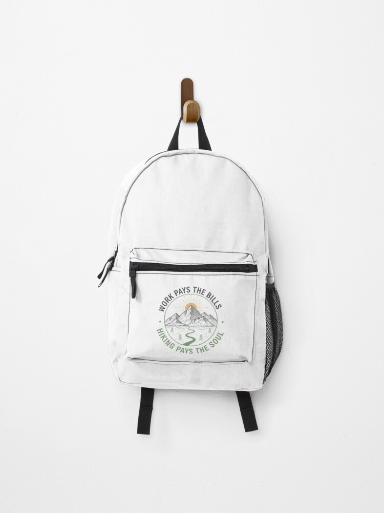 Thumbnail 1 of 3, Backpack, Hiking Weekend Funny Quote designed and sold by InkMagicStore.