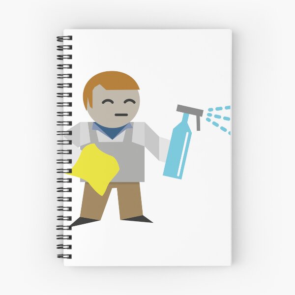 Item preview, Work Character – Cleaner 1 designed and sold by stirlingwork.