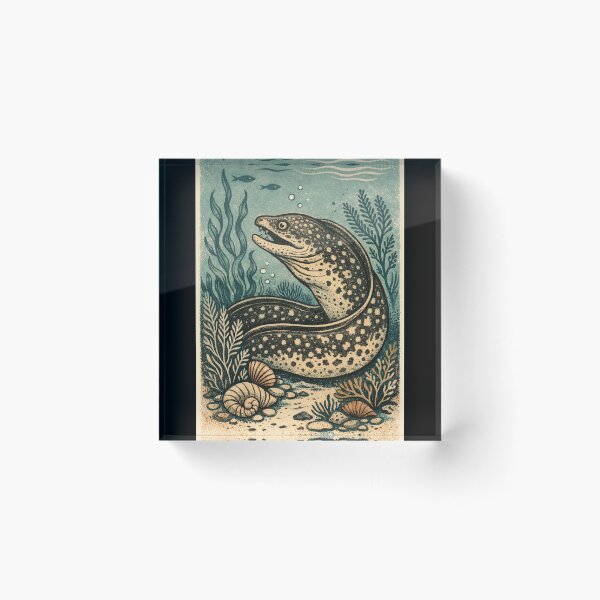 Item preview, Moray Eel - reef aquarist designed and sold by DamioPolArt.