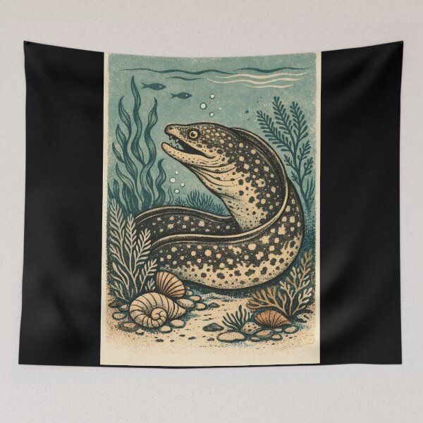 Item preview, Moray Eel - reef aquarist designed and sold by DamioPolArt.