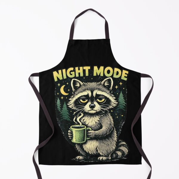 Item preview, Night Mode Raccoon Coffee designed and sold by the-dovlat.