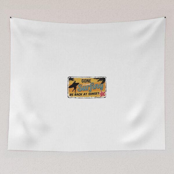 Item preview, Gone Surfing – Tropical Sunset Surf Design designed and sold by MuninosShop.