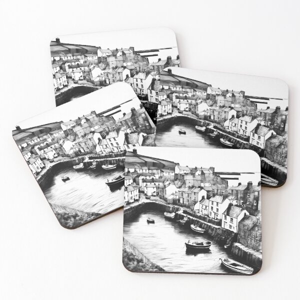 Item preview, Staithes’ harbour designed and sold by Island Art Studios.