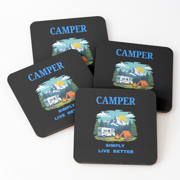 Item preview, Camper Simply Live Better Shirt With Saying Funny For Camper designed and sold by MalwasBasket.