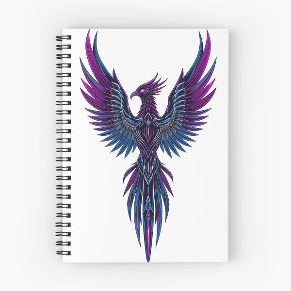 Item preview, Cyberpunk Phoenix - Futuristic Neon Bird Aesthetic Art designed and sold by KerOo1.