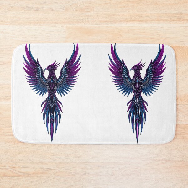 Item preview, Cyberpunk Phoenix - Futuristic Neon Bird Aesthetic Art designed and sold by KerOo1.