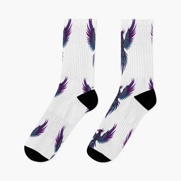 Item preview, Cyberpunk Phoenix - Futuristic Neon Bird Aesthetic Art designed and sold by KerOo1.