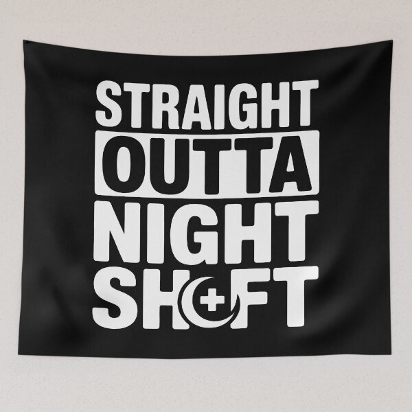 Item preview, Night Shift Nurse Humor Sleep Deprived Hospital Life designed and sold by SplashTastic.