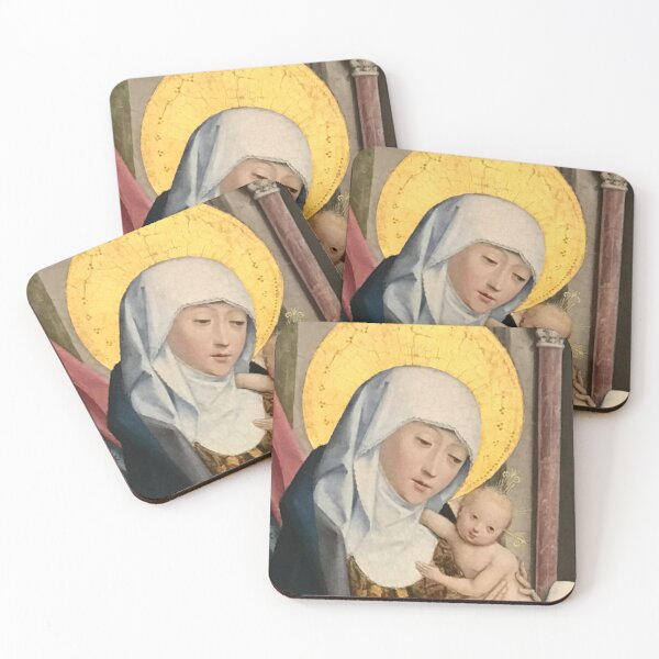 Item preview, Madonna and Child - Master of Liesborn designed and sold by ArmorOfGodStore.