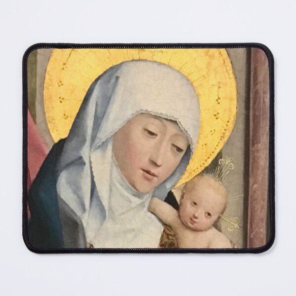 Item preview, Madonna and Child - Master of Liesborn designed and sold by ArmorOfGodStore.