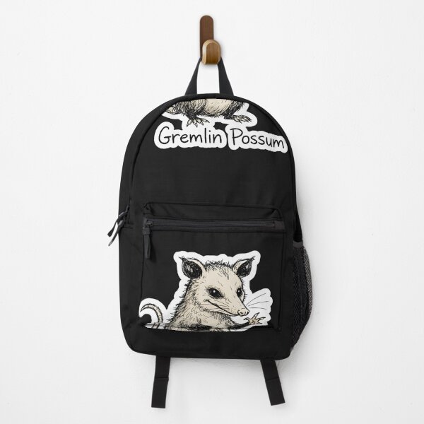 Item preview, Gremlin Possum Sticker – Chaotic Goblin Energy Funny Animal Shirt designed and sold by ZyxDes.