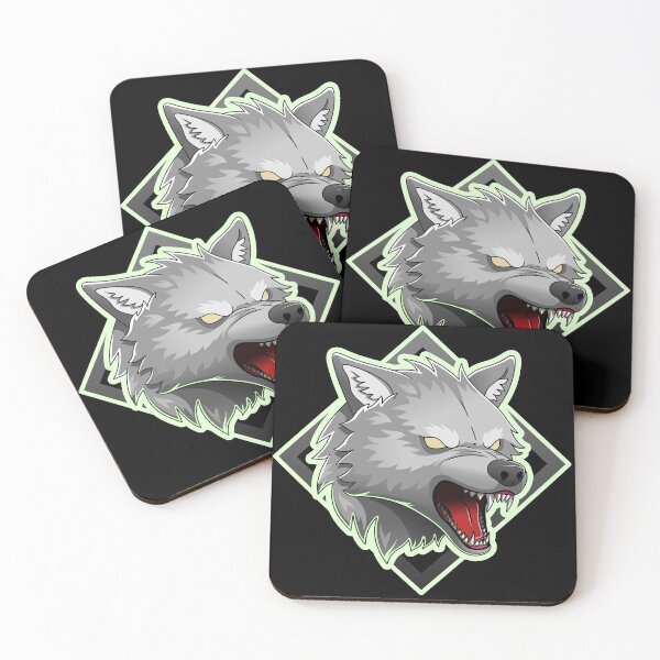 Item preview, Grey Wolf Spirit - Fierce Timber Wolf Predator Wildlife Mascot designed and sold by el.azraq.