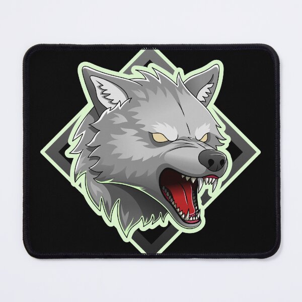 Item preview, Grey Wolf Spirit - Fierce Timber Wolf Predator Wildlife Mascot designed and sold by el.azraq.