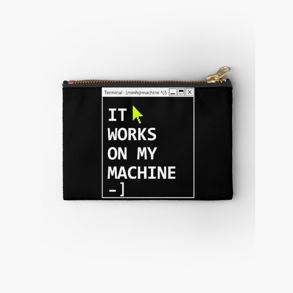 Artikelvorschau, IT funktioniert auf meinem Rechner – Programmiererhumor – Softwareentwickler entworfen und verkauft von SplashTastic.