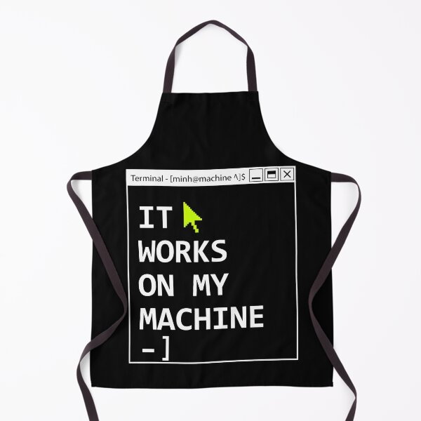 Artikelvorschau, IT funktioniert auf meinem Rechner – Programmiererhumor – Softwareentwickler entworfen und verkauft von SplashTastic.