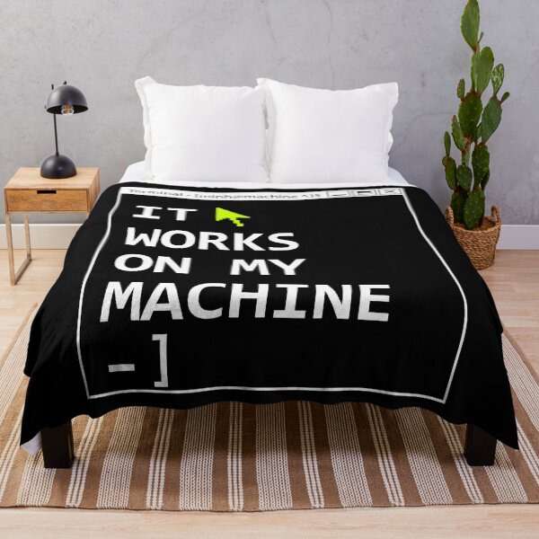 Item preview, IT Works On My Machine Programmer Humor Software Developer designed and sold by SplashTastic.