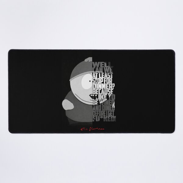 Item preview, Eric Cartman Black and White Quote Portrait Poster | South Park Fan Art Wall Decor designed and sold by Enea Kelo.