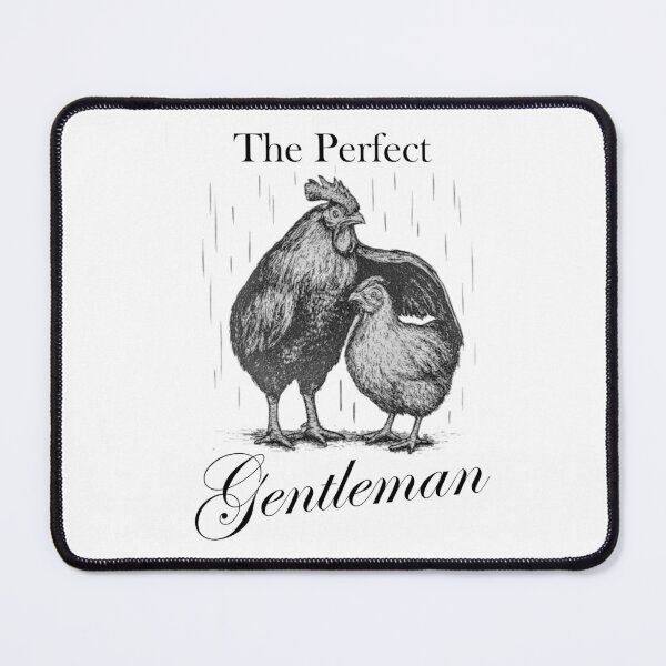 Item preview, The Perfect Gentleman – Chicken Art designed and sold by Larku.