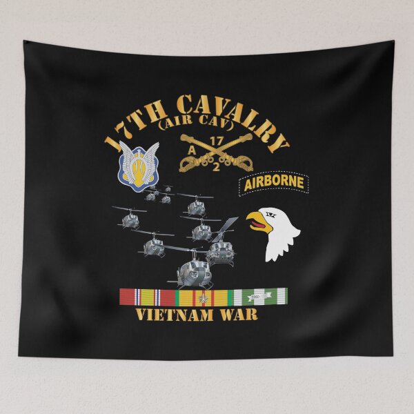 Item preview, Army - A Troop 2nd Squadron 17th Cav - 101st  Airborne Div w VN SVC X 300 designed and sold by Military Insignia Products.