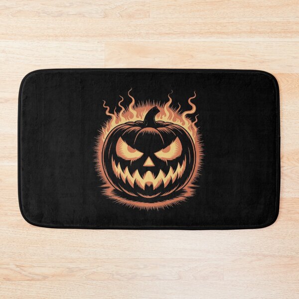Item preview, Flaming Evil Pumpkin Face designed and sold by flagylART.