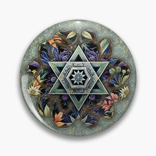 Item preview, Star of David, Pattern 58, Flower. designed and sold by UltraQuirky.