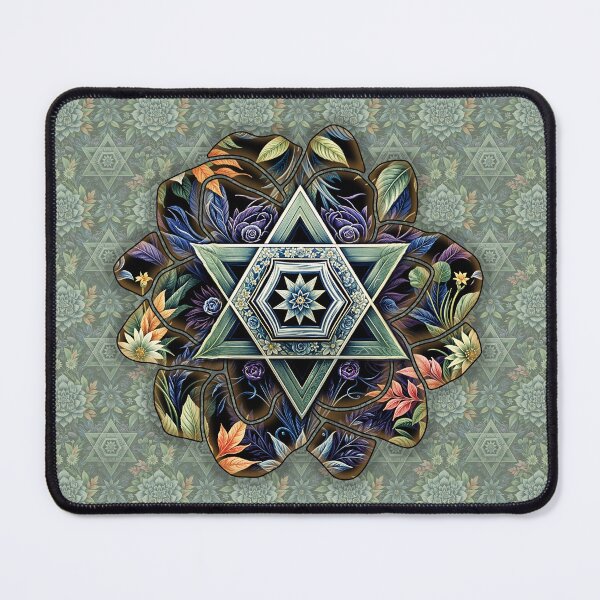 Item preview, Star of David, Pattern 58, Flower. designed and sold by UltraQuirky.