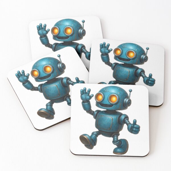 Item preview, Friendly Robot Waving and Giving a Thumbs Up designed and sold by Yomere.