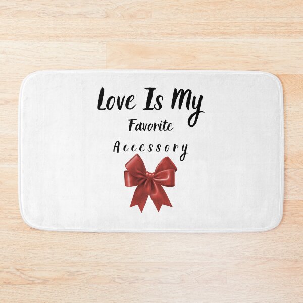 Item preview, Love Is My Favorite Accessory – Minimal Heart / Bow Design designed and sold by FreshLineArts.