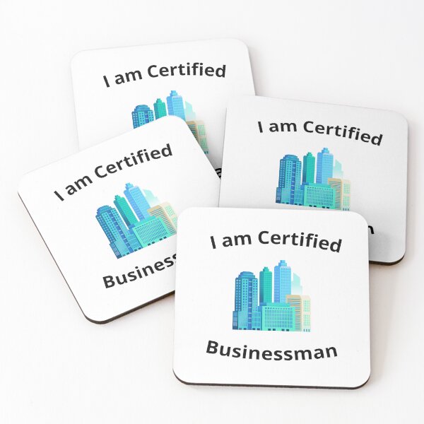 Item preview, I am Certfied businessman designed and sold by AdultHumorCo.