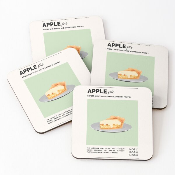 Item preview, Café kitchen food art poster - Apple Pie designed and sold by oyptjewellery.